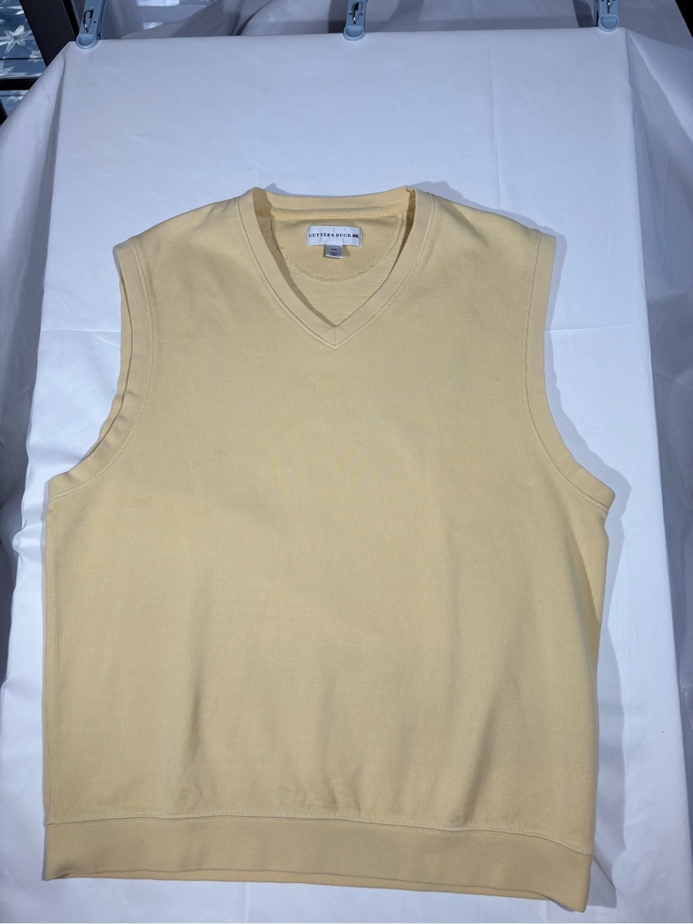 Cutter & Buck Yellow V-Neck 100% Supima Cotton Vest